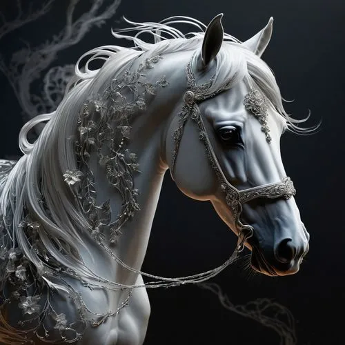 a white horse,arabian horse,albino horse,white horse,equine,painted horse,beautiful horses,dream horse,appaloosa,arabian horses,constellation unicorn,equestrian,andalusians,white horses,horse,unicorn art,horseman,portrait animal horse,belgian horse,horsemanship,Illustration,Realistic Fantasy,Realistic Fantasy 16