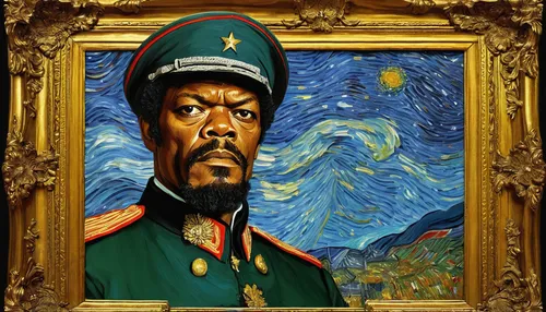 black russian,vincent van gough,portrait background,copper frame,art,custom portrait,popular art,black power button,khalifa,imperialist,drug icon,twitch icon,official portrait,icon,frame illustration,paintings,brigadier,art painting,communist,khokhloma painting,Art,Artistic Painting,Artistic Painting 03