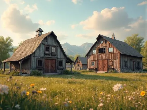 wooden houses,country cottage,little house,wooden house,danish house,small house,miniature house,summer cottage,farm house,traditional house,farmhouses,farmhouse,country house,home landscape,lonely house,ancient house,red barn,farmstead,beautiful home,cottage,Photography,General,Realistic