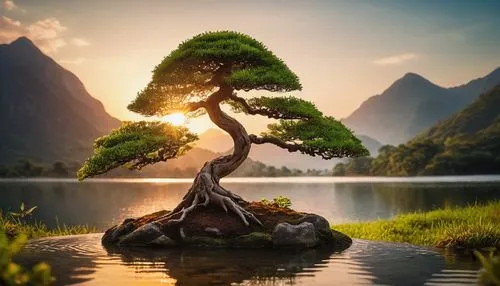 isolated tree,celtic tree,lone tree,bonsai tree,flourishing tree,nature background,Photography,General,Cinematic