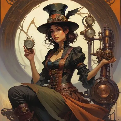 steampunk,clockmaker,rasputina,bewitching,witchfinder,sorceresses,Conceptual Art,Fantasy,Fantasy 18