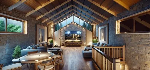 wooden beams,loft,attic,the cabin in the mountains,log home,inverted cottage,chalet,beautiful home,attics,wooden roof,log cabin,small cabin,timber house,cabin,wood casework,wooden church,summer cottage,new england style house,barnwood,wooden house