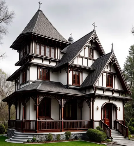 victorian house,victorian,henry g marquand house,witch house,half-timbered,new england style house,witch's house,half timbered,victorian style,two story house,crooked house,house insurance,knight hous