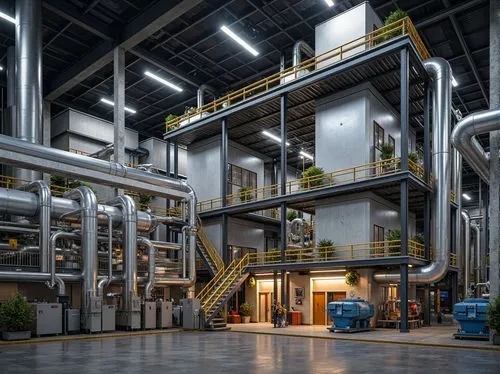 industrial plant,juice plant,hvdc,combined heat and power plant,industrial tubes,sugar plant,conduits,wartsila,powerplants,industrial landscape,biorefineries,industrial hall,powerplant,heavy water factory,biorefinery,furnaces,industriebank,coconut water concentrate plant,industrial,thyssenkrupp