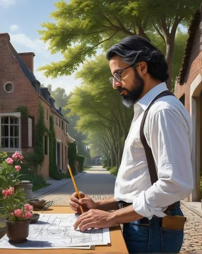 persian poet,world digital painting,guzaarish,kleinburg,scholar,tutor,watercolourist,subramanyam,compositing,village scene,yogananda guru,illustrator,male poses for drawing,salim,digital painting,yogananda,tutoring,meticulous painting,flower painting,sayid,Art,Classical Oil Painting,Classical Oil Painting 41