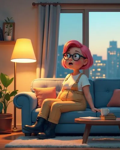 jenji,agnes,cute cartoon character,film character,edna,girl studying,renderman,mable,sinema,compositors,bellwether,enid,scene lighting,junipero,rosalita,cinematics,main character,roz,eloise,lois,Illustration,Children,Children 01