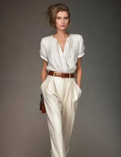 Beautiful fashion models dressed in European Stvle clothing,neutral color,white silk,asymmetric cut,female model,elegant,menswear for women,white coat,woman in menswear,women fashion,drape,pantsuit,wh