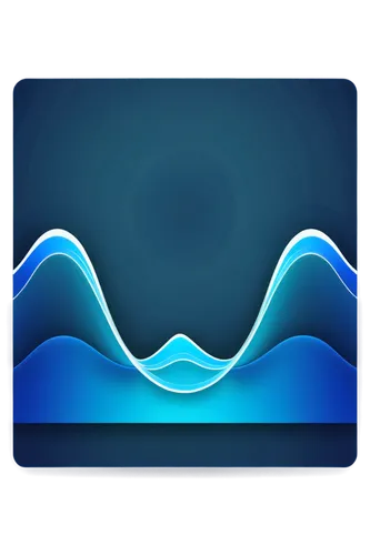 Free sound wave, downloadable audio, waveform visualizer, blue and white gradient background, minimalist design, rounded rectangle shape, soft glow effect, hover animation, modern UI elements, subtle 