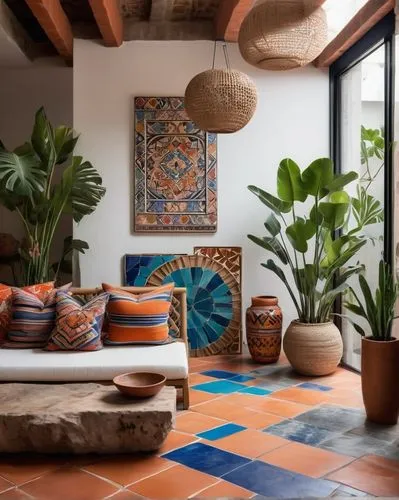 spanish tile,moroccan pattern,terracotta tiles,contemporary decor,boho art style,interior decor,modern decor,bohemian art,patterned wood decoration,ceramic tile,geometric style,kilim,ceramic floor tile,casita,home interior,cabana,palmilla,clay tile,mid century modern,patios,Conceptual Art,Daily,Daily 13