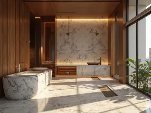 luxury bathroom,modern minimalist bathroom,amanresorts,bath room,3d rendering,render,interior modern design,luxury home interior,bathroom,marble texture,bathtub,banyo,renders,washroom,travertine,interior design,rest room,3d render,3d rendered,rendered,Photography,General,Realistic