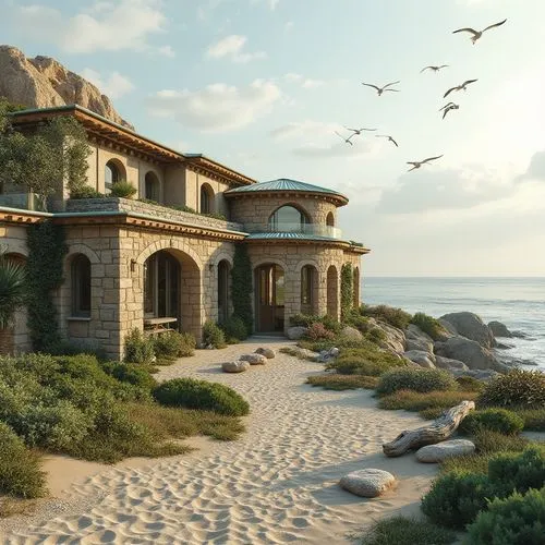 oceanfront,carmel by the sea,dunes house,beachfront,beach house,pebble beach,luxury home,luxury property,house by the water,carmel,mudbrick,dreamhouse,beautiful home,cliffside,ocean view,landscape design sydney,seaside view,monterey,asilomar,oceanview,Photography,General,Realistic