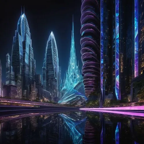 futuristic landscape,cybercity,futuristic architecture,futuristic,cyberport,areopolis,cyberia,cybertown,coruscant,ordos,metropolis,fantasy city,valerian,arcology,kaidan,alien world,cardassia,vanu,cityscape,polara,Illustration,Retro,Retro 24