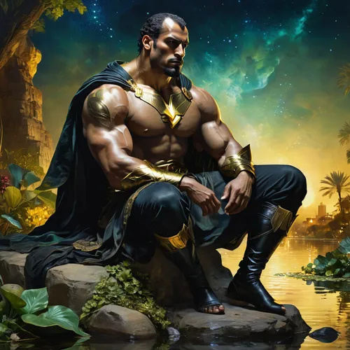 heroic fantasy,hercules,african american male,fantasy art,fantasy picture,fantasy portrait,biblical narrative characters,thanos,black warrior,hercules winner,black man,male character,greek god,cg artwork,moor,fantasy warrior,african man,statue of hercules,warrior east,thane,Conceptual Art,Fantasy,Fantasy 05