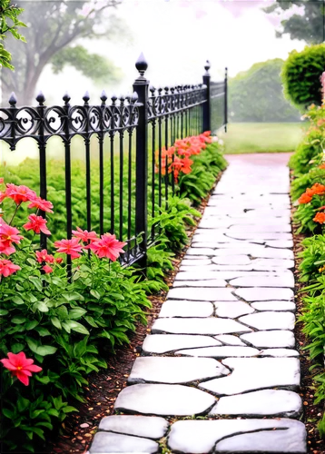 pathway,walkway,white picket fence,to the garden,towards the garden,flower garden,entry path,summer border,the mystical path,walk in a park,flower border,sidewalk,the path,walkways,paths,wooden path,winding steps,path,flower borders,floral border,Conceptual Art,Daily,Daily 22