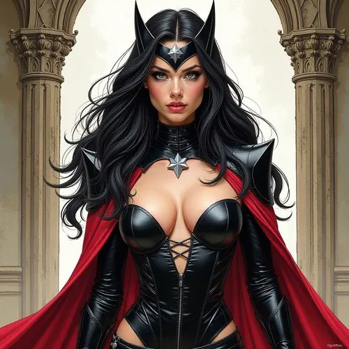 selina,catwoman,hela,scarlet witch,zatara,batwoman,Conceptual Art,Daily,Daily 08