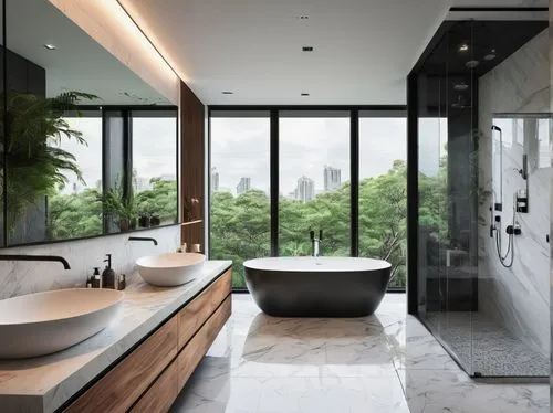 modern minimalist bathroom,luxury bathroom,bath room,interior modern design,amanresorts,bathroom,banyo,luxury home interior,bathtub,modern decor,contemporary decor,interior design,ensuite,bagno,corian,washroom,modern room,landscape design sydney,tile kitchen,tub,Conceptual Art,Sci-Fi,Sci-Fi 05