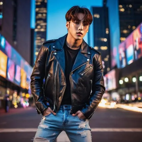 kai,leather jacket,ziu,guk,handsome model,tao,korean won,leather,boy model,jeans background,male model,choi kwang-do,korean drama,jackson,yun niang fresh in mind,icon instagram,jeon,kai yang,ten,paeonie,Photography,General,Natural