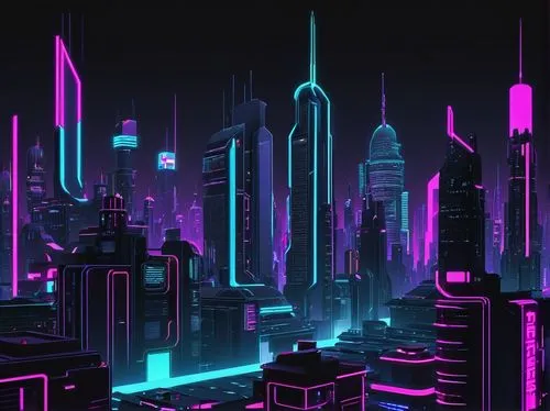 cyberpunk,futuristic landscape,cityscape,metropolis,colorful city,fantasy city,black city,cyberspace,futuristic,city skyline,cyber,cities,city blocks,80's design,neon arrows,dystopian,ultraviolet,city cities,scifi,city,Conceptual Art,Sci-Fi,Sci-Fi 26