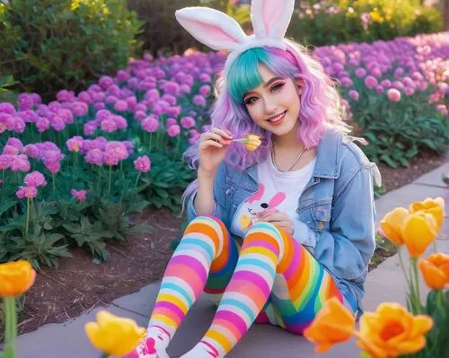 rainbow rabbit,easter theme,bunny,easter bunny,spring unicorn,easter-colors,bunnies,little bunny,easter background,colorful,colorful floral,april,tulip festival,easter rabbits,easter,kawaii,multi color,happy easter hunt,easter décor,bunny tail,Art,Classical Oil Painting,Classical Oil Painting 14