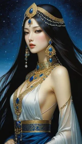 mervat,sheherazade,fantasy art,inanna,priestess,estess,Illustration,Realistic Fantasy,Realistic Fantasy 08