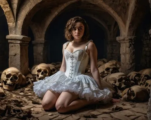 ossuaries,ossuary,juliet,dead bride,herodias,vintage angel,gothic portrait,labyrinth,magdalene,colorizing,autochrome,principessa,katherina,colorization,cinderella,saoirse,ektachrome,milioti,vestal,fallen angel