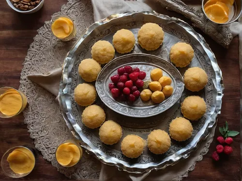 Experience the rich flavors of Egyptian desserts in the comfort of your home,yellow raspberries,diwali sweets,marzipan potatoes,panipuri,pandebono,marzipan balls,loukoumades,knödel,hors d'oeuvre,aranc