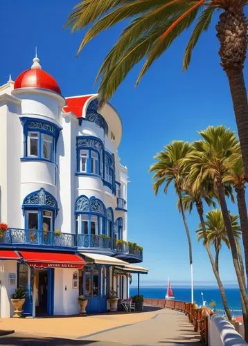 seaside resort,larache,albufeira,swakopmund,canary islands,estepona,tenerife,tangier,nerja,torremolinos,agadir,house of the sea,benalmadena,hotel riviera,beach restaurant,rosarito,djerba,algarve,gran canaria,viña del mar,Art,Artistic Painting,Artistic Painting 27