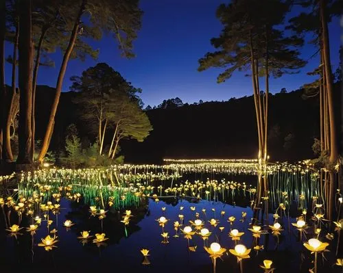 luminarias,luminaria,tea lights,luminaries,fairy lanterns,krathong,the park at night,tealights,angel lanterns,japanese paper lanterns,fireflies,lanterns,christmas luminaries,candlelights,lotus pond,japan's three great night views,meiji jingu,chihuly,japan garden,bioluminescent,Photography,Documentary Photography,Documentary Photography 31