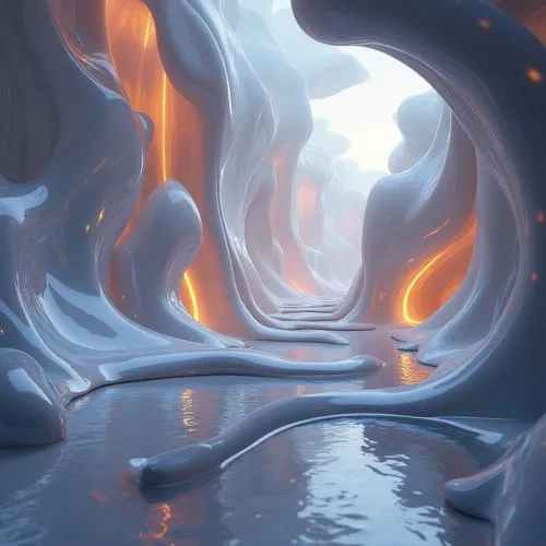 ice cave,blue caves,lava river,blue cave,the blue caves,ice landscape,glacial melt,fire and water,lava flow,cave,lava,cavern,crevasse,caverns,fractal environment,ice planet,crevassed,cave on the water,glacier,caves,Photography,General,Realistic