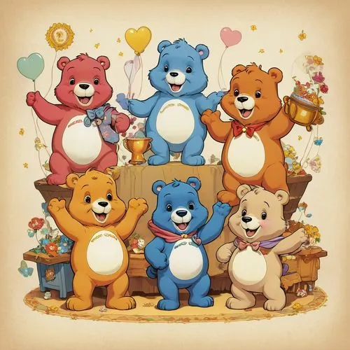 bebearia,teddybears,bearshare,teddy bears,the bears,bearss,Illustration,Children,Children 04