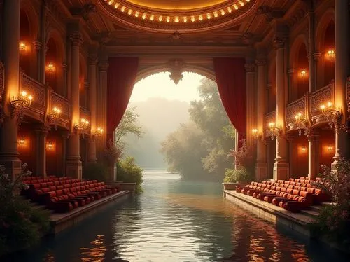 water palace,rivendell,cascada,hall of the fallen,grandeur,naboo,lagoon,swan lake,cave on the water,lily pond,atlantis,the body of water,oasis,fountain pond,riviera,kerala,underwater oasis,reflecting pool,spa,el dorado,Photography,General,Realistic