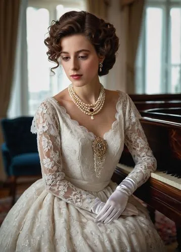 bridal jewelry,elegant,elegante,elegance,bridal dress,traviata,gwtw,edwardian,rosenkavalier,vintage dress,scherfig,victorian lady,belle,wedding dress,bridal gown,fiordiligi,debutante,vintage woman,wedding gown,collingsworth,Art,Artistic Painting,Artistic Painting 36