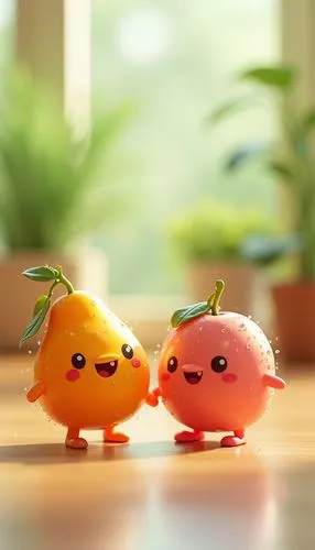 locoroco,pikmin,pome fruit family,mandora,kawaii vegetables,pinya,Photography,General,Realistic