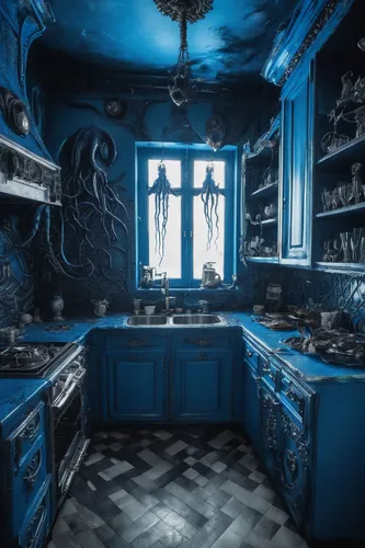 dark cabinetry,victorian kitchen,dark cabinets,doll kitchen,vintage kitchen,the kitchen,kitchen cabinet,kitchen stove,kitchen,tile kitchen,kitchenette,cabinets,kitchen interior,big kitchen,kitchen design,cabinetry,pantry,kitchen shop,kitchenware,chefs kitchen,Illustration,Realistic Fantasy,Realistic Fantasy 47