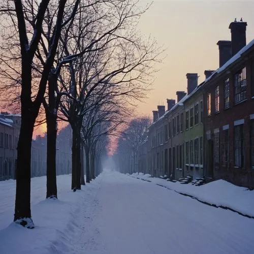 beguinage,lundby,groningen,row houses,tallinna,in winter,Photography,Black and white photography,Black and White Photography 03