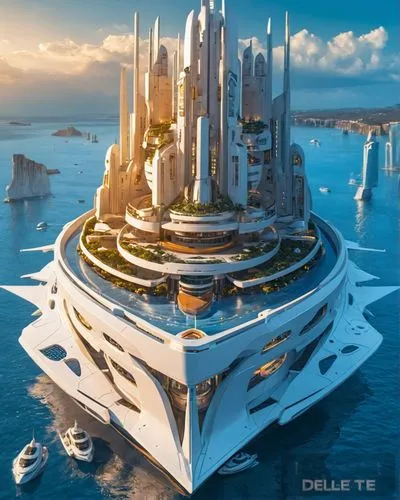 gazillionaire,futuristic architecture,citadels,atlantis,capcities,futuristic landscape