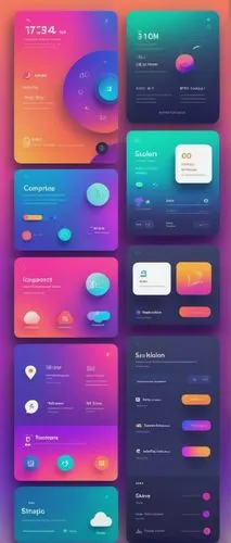 Modern Android app, mobile architecture, sleek futuristic design, clean lines, minimalist aesthetic, bright color scheme, gradient effects, rounded corners, flat icons, Material Design principles, scr