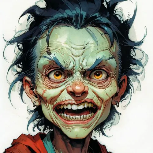 morgus,corben,horror clown,joker,morbius,kommuna,scrooged,shambling,zombie,twisty,goblin,rumpelstiltskin,grotesque,gollum,ogress,batboy,scary clown,rossmo,planescape,dollmaker,Conceptual Art,Fantasy,Fantasy 08