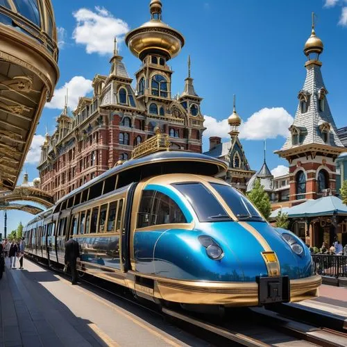 shanghai disney,eurodisney,disneyland paris,dubailand,monorail,sky train,Photography,General,Realistic