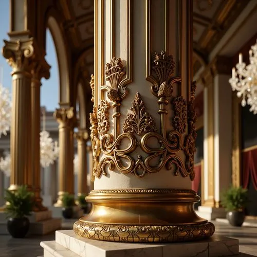 ciborium,baldacchino,candelabras,lectern,ornate,candelabra,3d render,gold chalice,pedestals,baroque,golden crown,tabernacles,ornamenting,chalice,pulpits,golden candlestick,tabernacle,ornament,ornamented,corinthian order