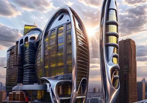 futuristic architecture,largest hotel in dubai,futuristic art museum,futuristic landscape,morphosis,arcology