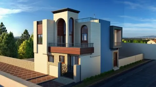 Without any changes building exterior with new colors and tiles.,3d rendering,islamic architectural,city mosque,mosque,modern house,revit,render,sketchup,model house,ramazan mosque,star mosque,masjid,