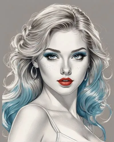 fashion illustration,watercolor pin up,marilyn,digital painting,vector illustration,elsa,fashion vector,marylin monroe,world digital painting,marylyn monroe - female,drawing mannequin,vector art,digital art,white rose snow queen,illustrator,mermaid vectors,white lady,silvery blue,adobe illustrator,digital drawing,Illustration,Black and White,Black and White 30