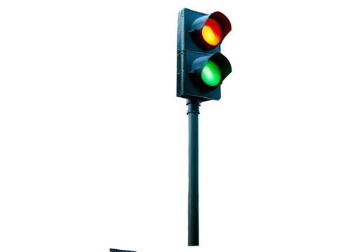 Traffic light, urban scene, vertical composition, tall pole, red yellow green lights, metallic material, reflective surface, night scene, soft glow, high contrast, cinematic lighting, shallow depth of