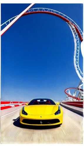 automobile racer,sports car racing,yellow car,race track,car racing,american sportscar,game car,raceway,ferrari america,pace car,racetrack,racing video game,daytona sportscar,auto racing,motor sports,super cars,california raceway,car race,fast cars,car rental,Conceptual Art,Sci-Fi,Sci-Fi 25