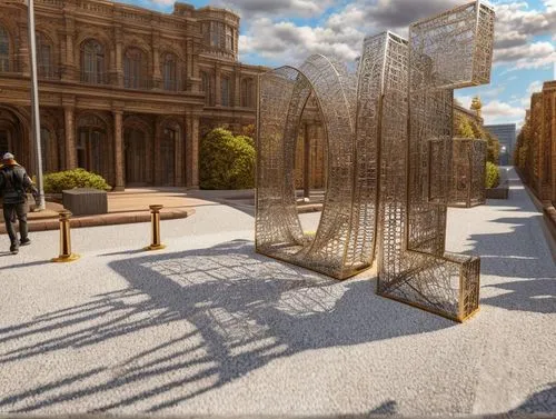 heatherwick,steel sculpture,ngv,bendigo,canberra,png sculpture,ornamental dividers,wire sculpture,tasmania,wurundjeri,kinetic art,garden design sydney,garden sculpture,3d rendering,mudbrick,public art,sculpture park,sun dial,allies sculpture,esplanades