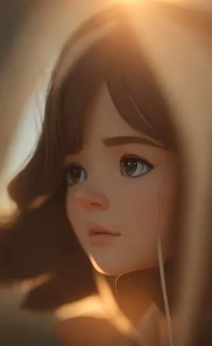 worried girl,b3d,anime 3d,child crying,mystical portrait of a girl,3d rendered,worried,tangled,little girl in wind,moana,animation,sorrow,cinnamon girl,child girl,determination,3d render,girl portrait