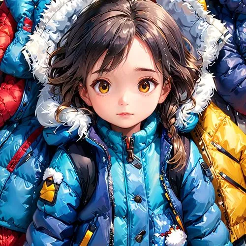 parka,kumiko,snowsuit,winter clothes,winter clothing,longmei,Anime,Anime,General