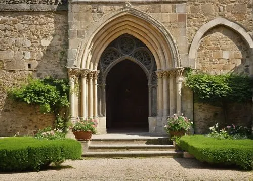 cloister,church door,cloisters,priory,lychgate,entrances,entranceway,pointed arch,doorway,buttress,wayside chapel,abbaye de sénanque,batsford,episcopi,woodchester,walsingham,abbaye,whiteabbey,malmesbury,gateside,Conceptual Art,Oil color,Oil Color 15