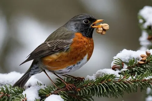 american robin,european robin,robins in a winter garden,robin redbreast,turdus philomelos,bird robin,Photography,Documentary Photography,Documentary Photography 05